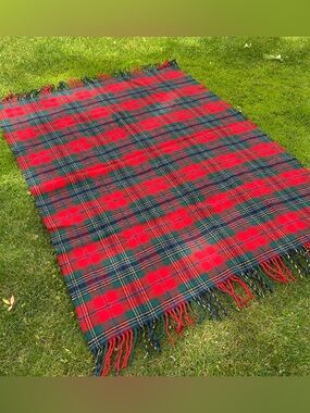 Pendleton Wool Vintage Plaid Throw Blanket